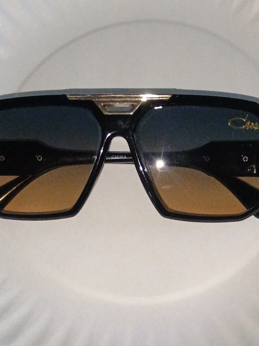 Cazal Black & Gold Gradient Sunglasses
